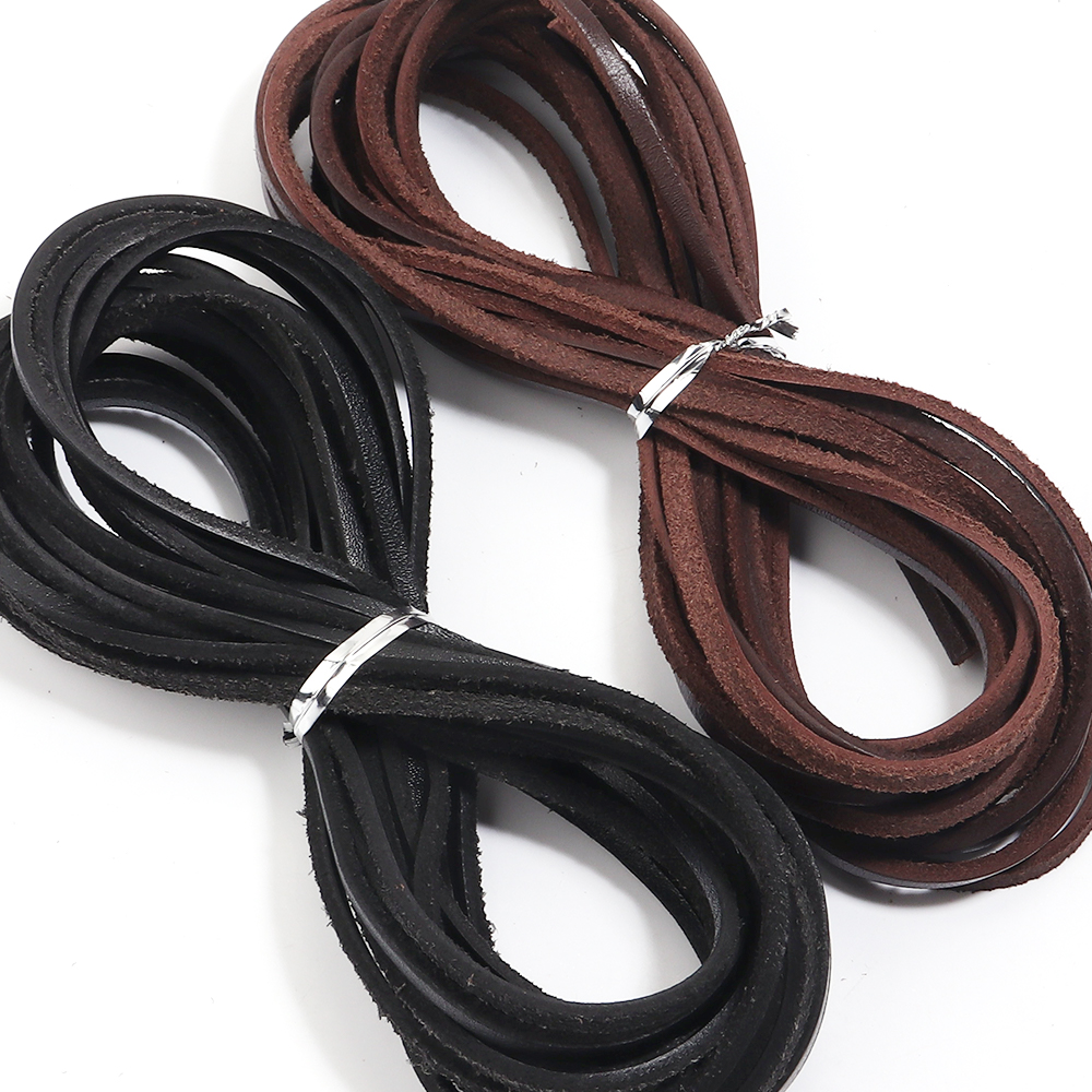 Vintage Collectible Item - 5yards 3mm Genuine Cow Leather Cord