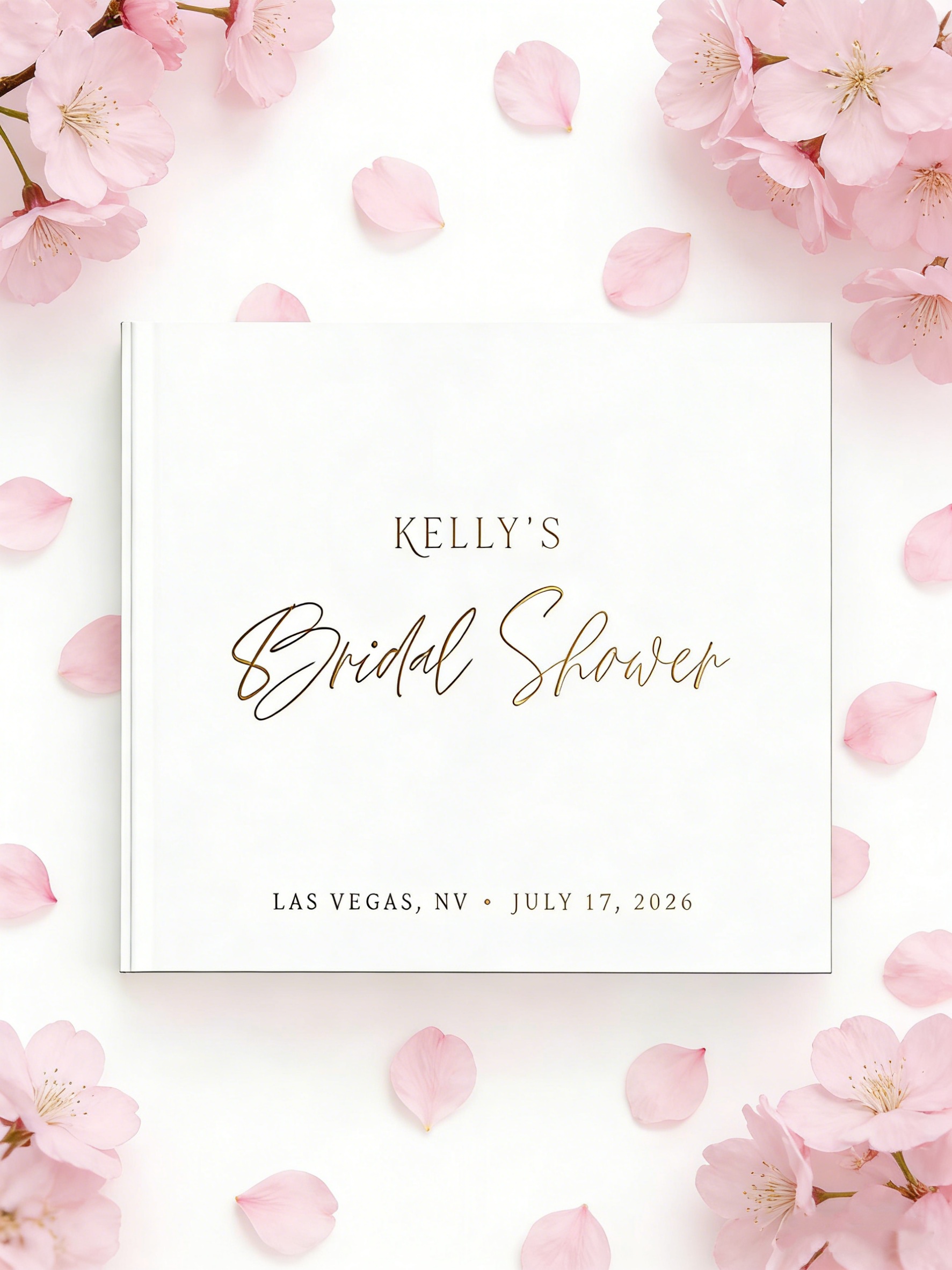 Polaroid Photo Album - Personalized Bridal Shower Guest Book |