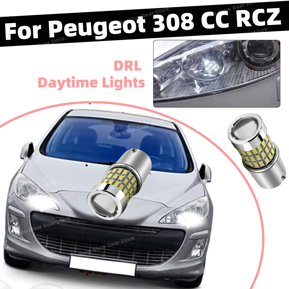Darkroom Enlarger Lens - 2Pcs Daytime Running Light 6000K Sidelight