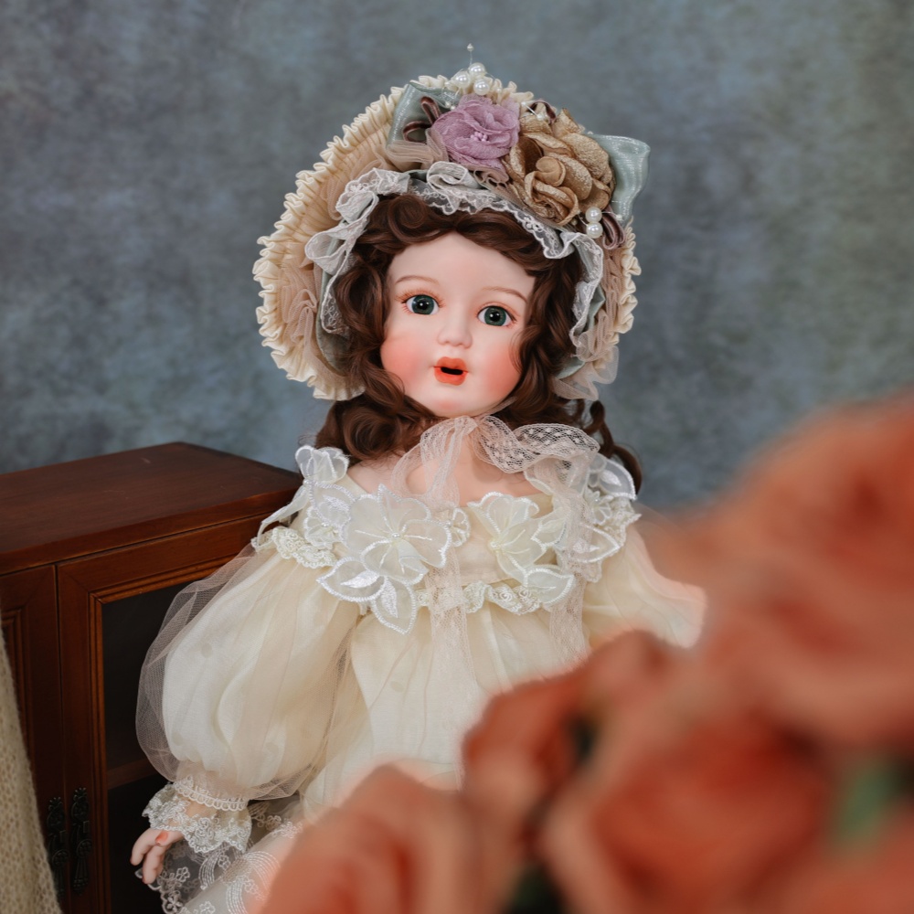 Vintage Collectible Porcelain Dolls - 20 inch Cloveray Kawaii Thick Soup