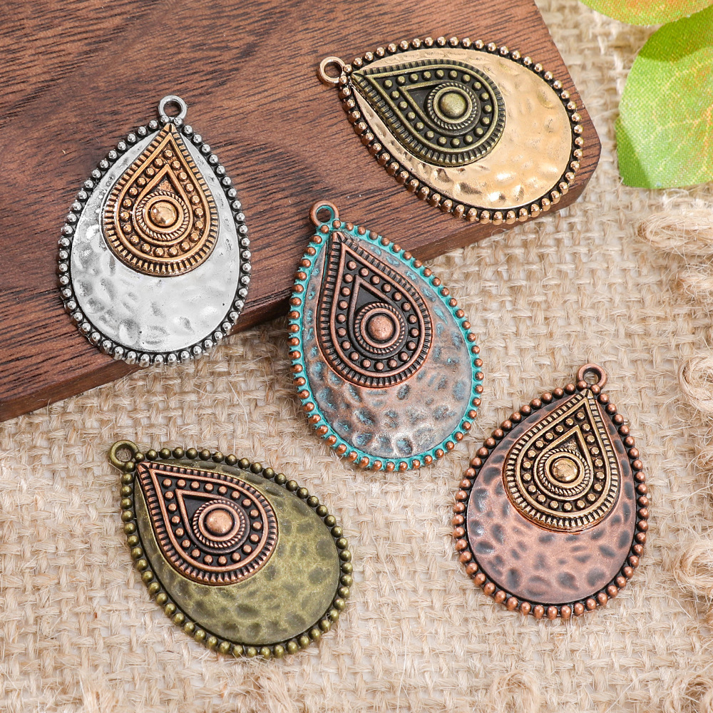 Vintage Collectible Item - Retro Vintage Ethnic Bohemia Teardrop Pendants