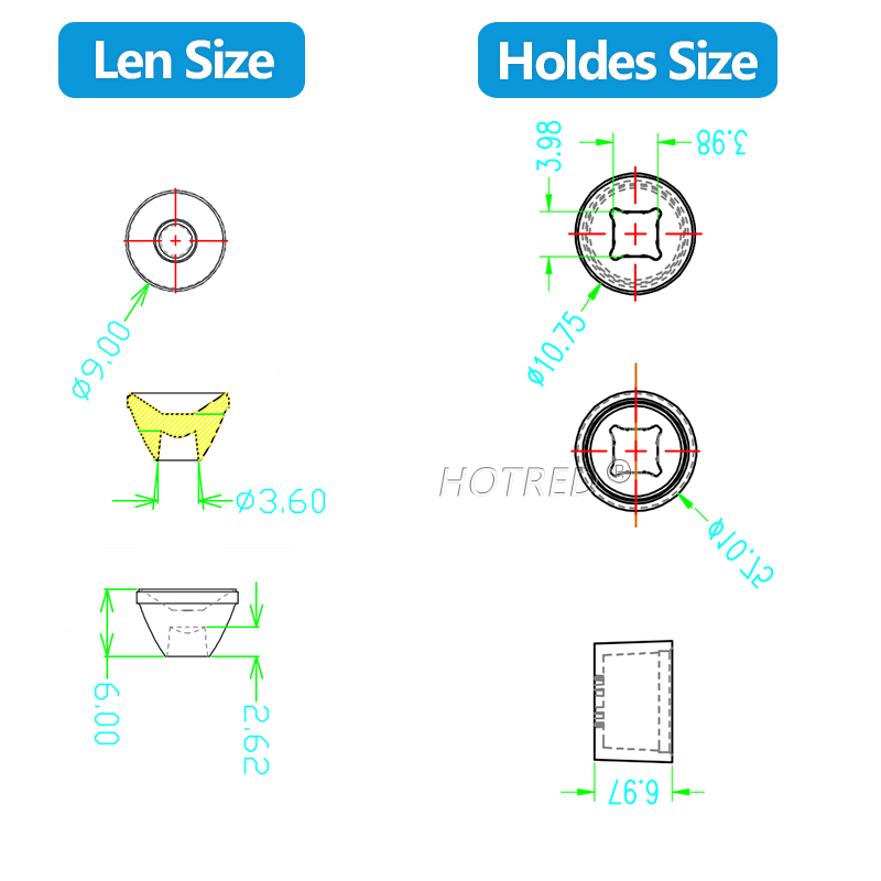 Lenses For Led 1W 3W 5W Reflec - Darkroom Enlarger Lens avaliação e preço