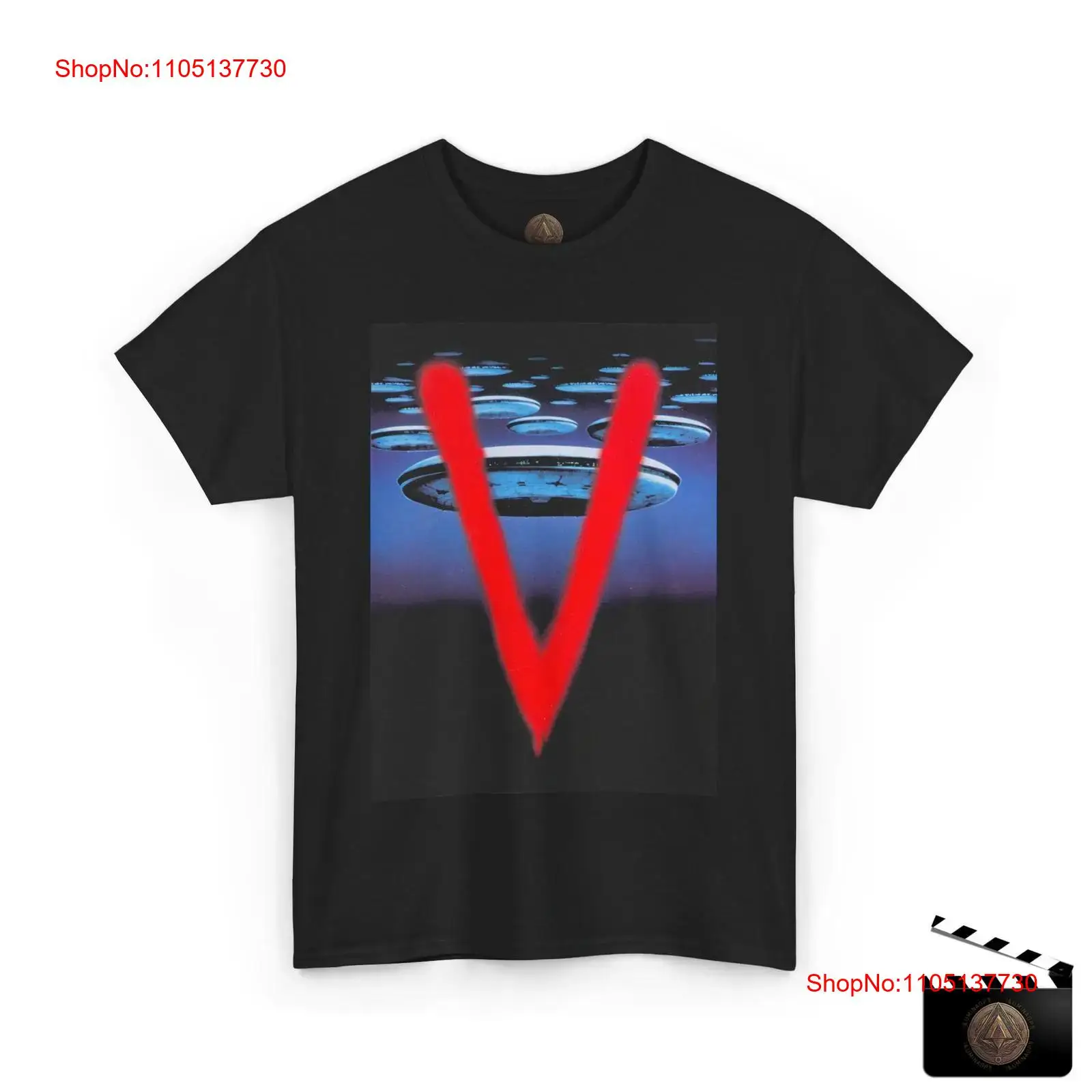 V UFO T Shirt For Retro Visito - Vintage Collectible Show avaliação e preço