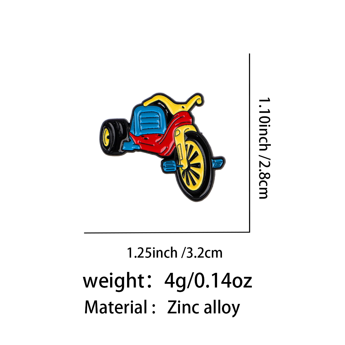 Retro Bicycle Enamel Pin Vinta - Vintage Collector avaliação e preço