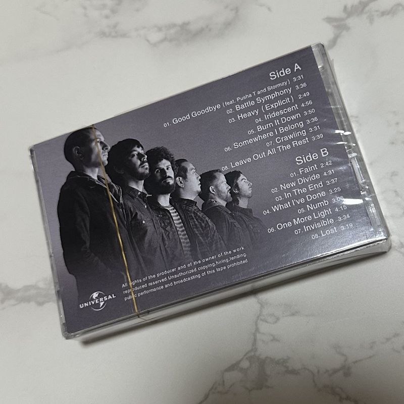 Linkin Park Band Music Cassett - Vintage Collector avaliação e preço