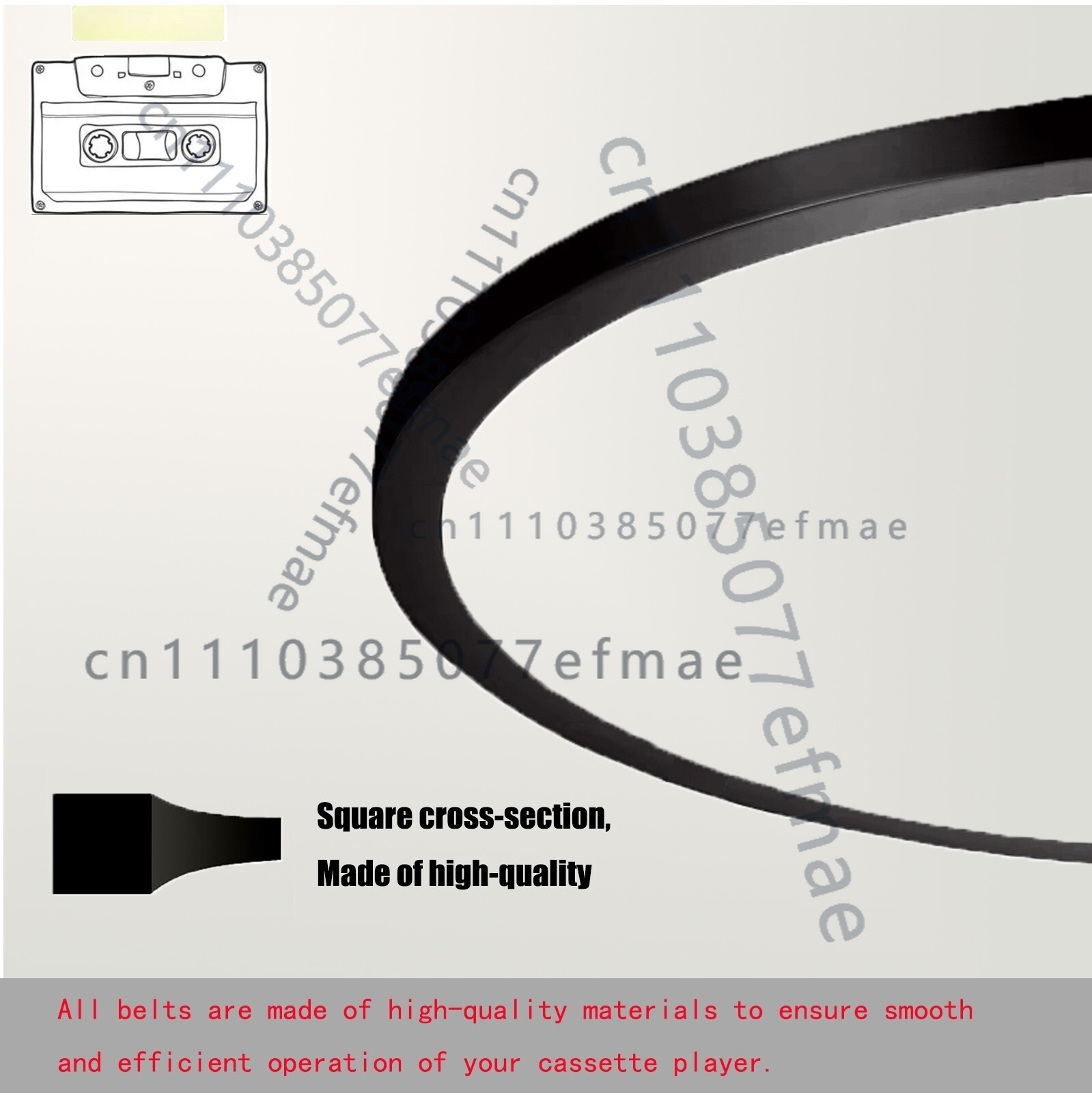 Belt for Sony WM-GX53 WM-GX54  - Cassette Walkman Belt avaliação e preço