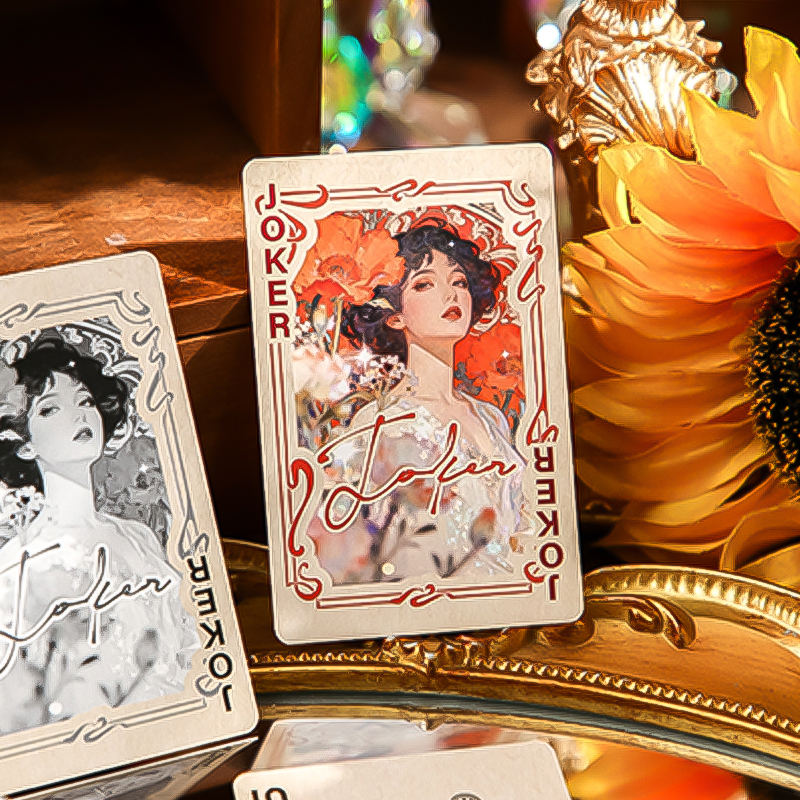 Mr.Paper 55pcs Gilded Flower D - Vintage Collectible Playing Cards avaliação e preço