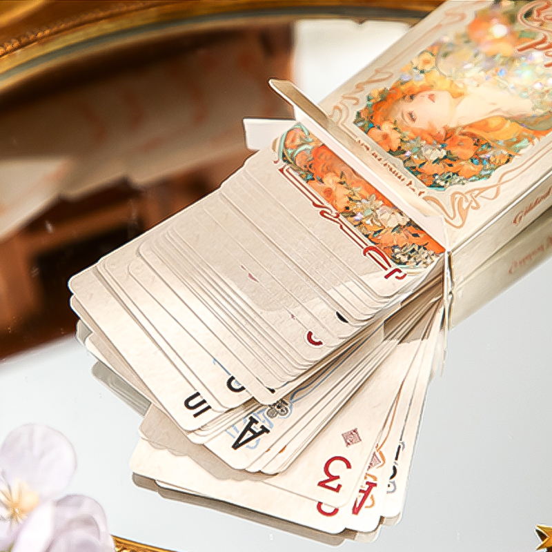 Mr.Paper 55pcs Gilded Flower D - Vintage Collectible Playing Cards avaliação e preço