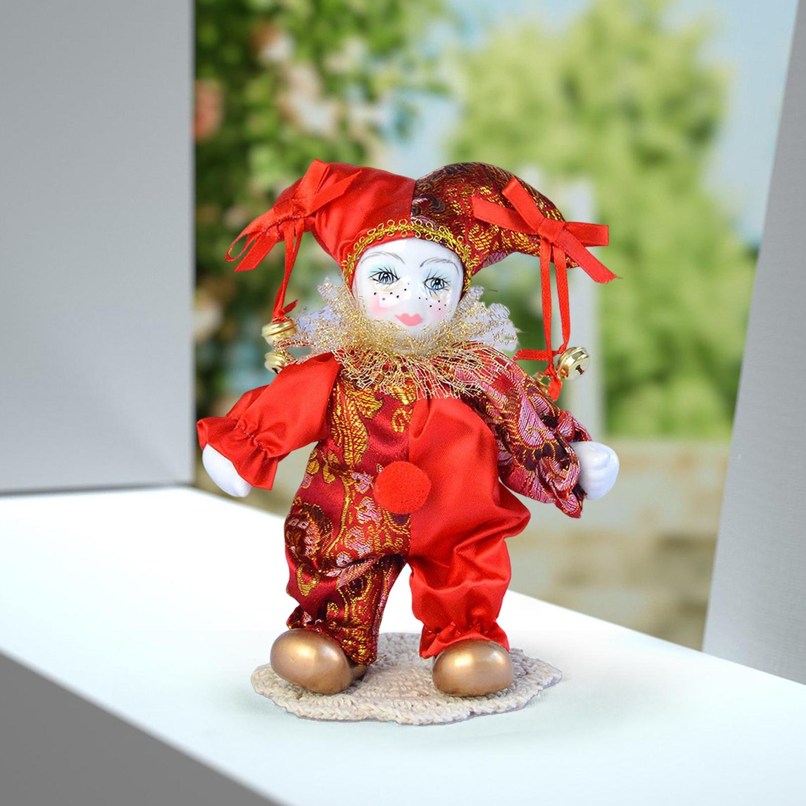 Vintage Harlequin Doll Antique - Vintage Collectible Porcelain Dolls avaliação e preço