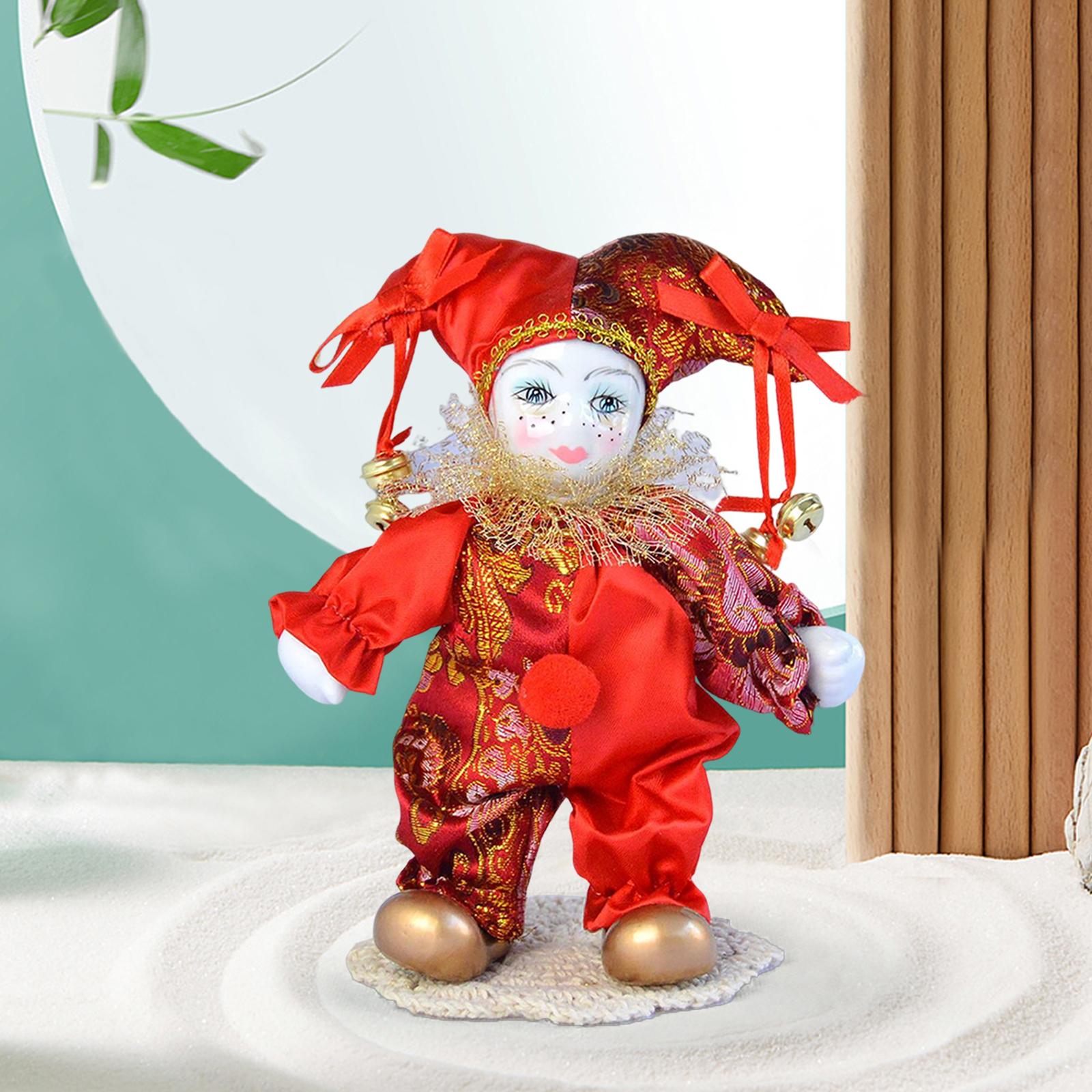 Vintage Harlequin Doll Antique - Vintage Collectible Porcelain Dolls avaliação e preço