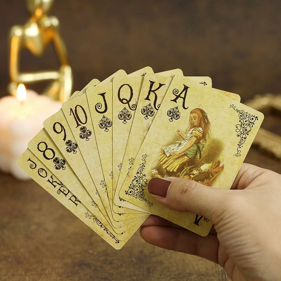 Vintage Alice in Wonderland Pl - Vintage Collectible Playing Cards avaliação e preço