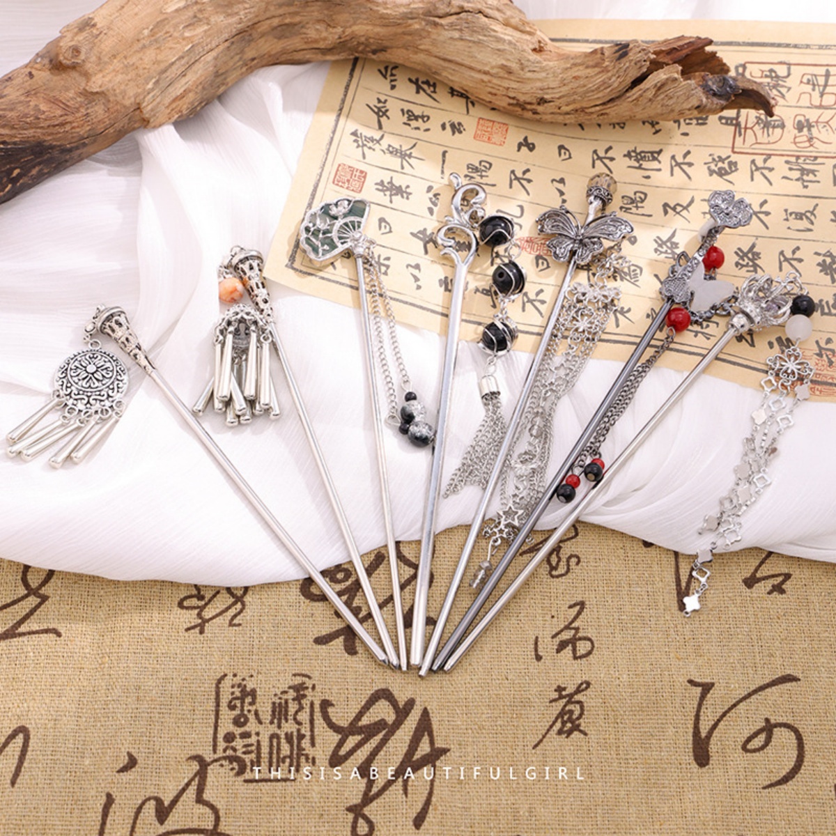 Elegant Women's Hairpin Antiqu - Vintage Collectible Item avaliação e preço