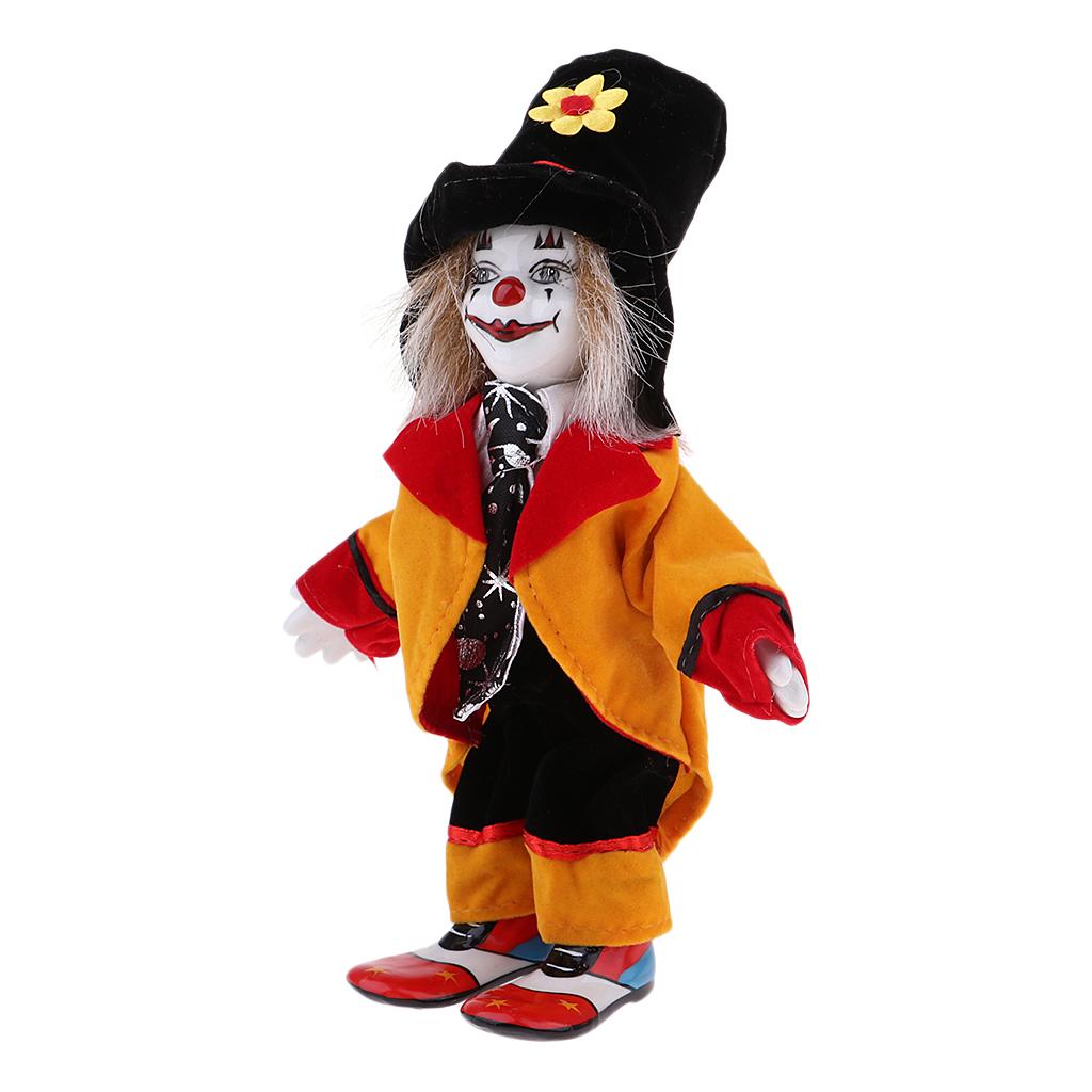 Vintage Porcelain Clown Doll A - Vintage Collectible Porcelain Dolls avaliação e preço