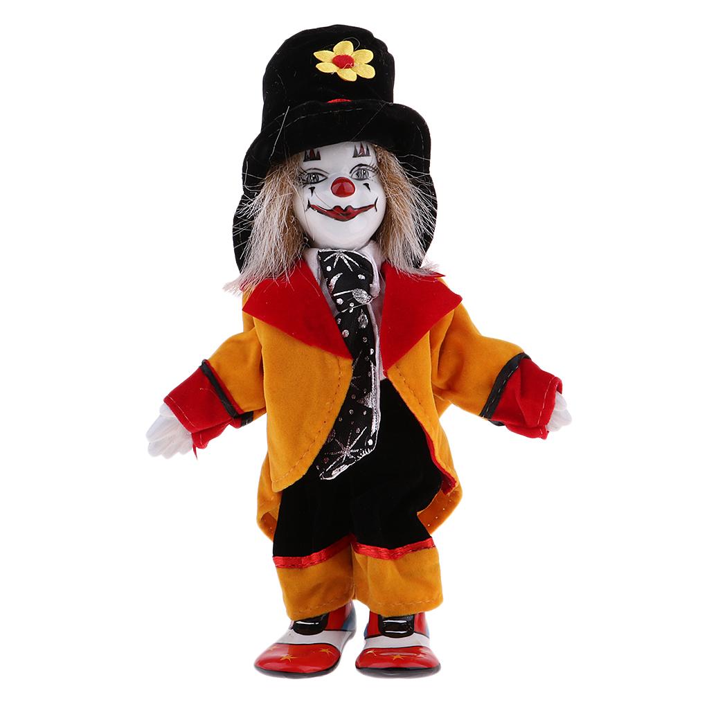 Vintage Porcelain Clown Doll A - Vintage Collectible Porcelain Dolls avaliação e preço
