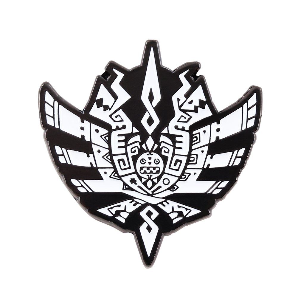 MH4 Monster Hunter-4 Logo Badg - Vintage Collectible Pins avaliação e preço