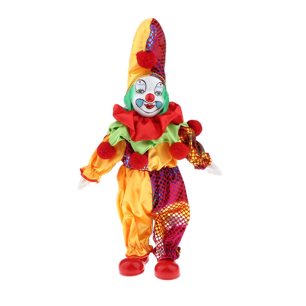 Antique Ceramic Clown Dolls Vi - Vintage Collectible Porcelain Dolls avaliação e preço