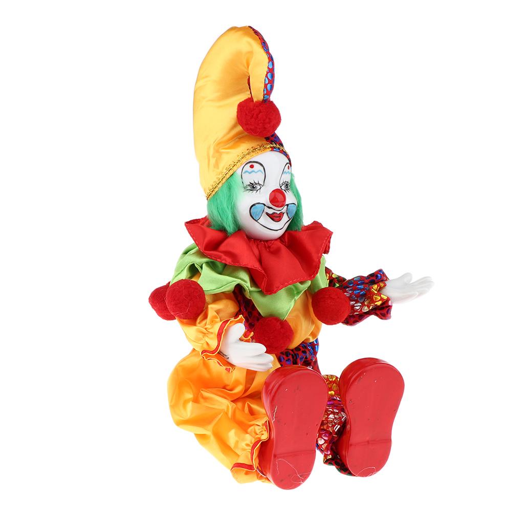 Antique Ceramic Clown Dolls Vi - Vintage Collectible Porcelain Dolls avaliação e preço