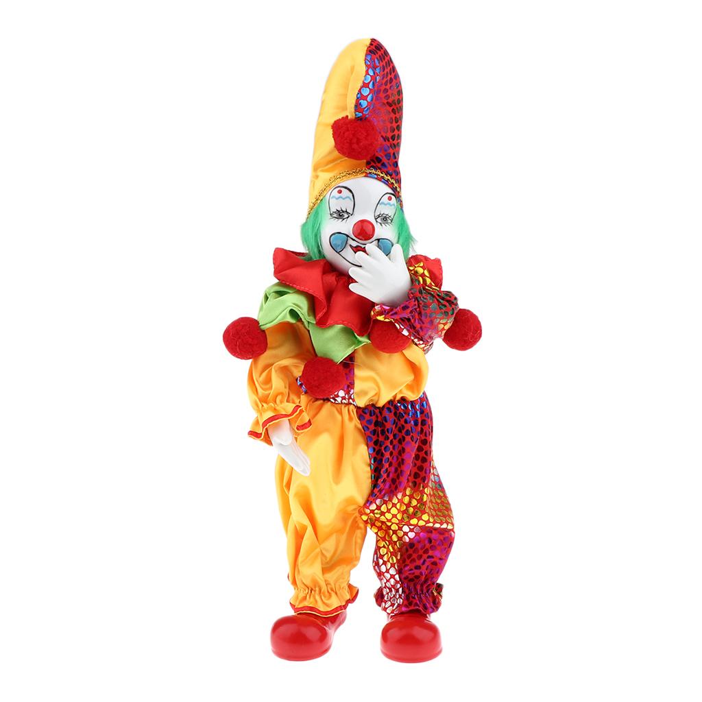 Antique Ceramic Clown Dolls Vi - Vintage Collectible Porcelain Dolls avaliação e preço