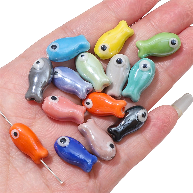 10Pcs Vintage Fish Ceramic Bea - Vintage Collectible Item avaliação e preço