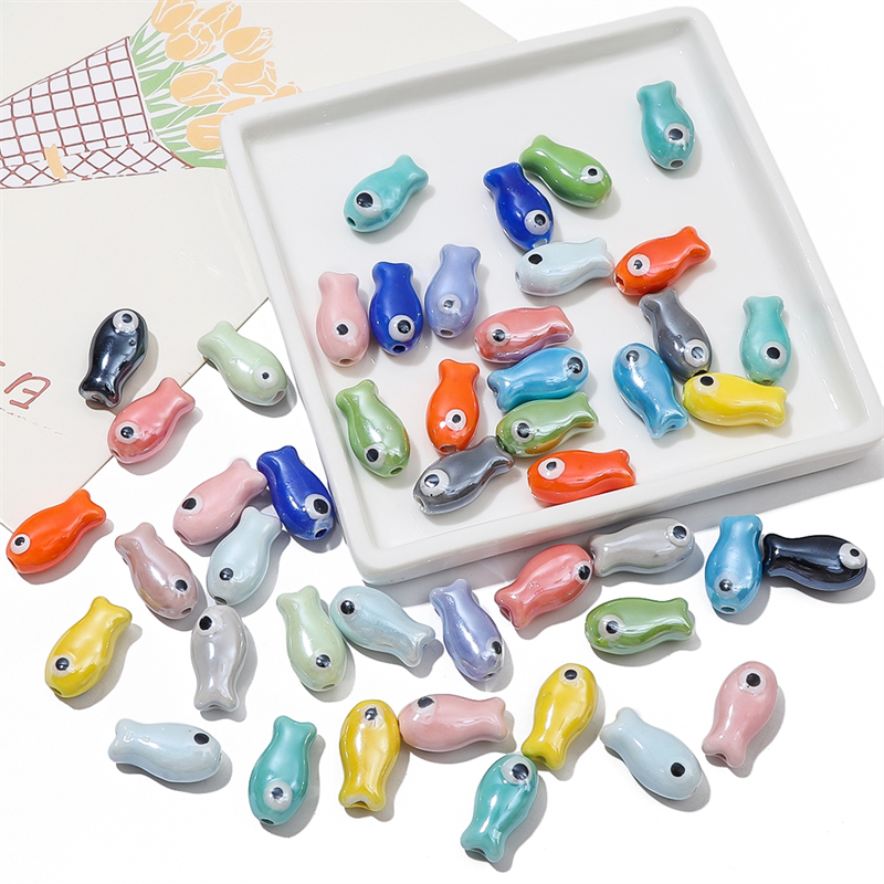 10Pcs Vintage Fish Ceramic Bea - Vintage Collectible Item avaliação e preço