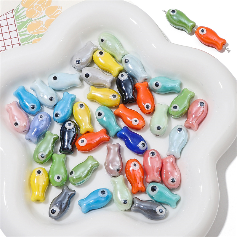 10Pcs Vintage Fish Ceramic Bea - Vintage Collectible Item avaliação e preço