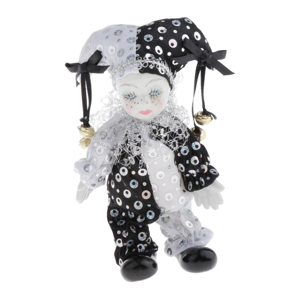 Porcelain Doll Clown Collectib - Vintage Collectible Porcelain Dolls avaliação e preço