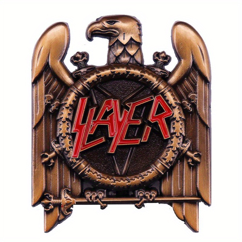 1pc Retro Heavy Metal Band Pop - Vintage Collectible Pins avaliação e preço