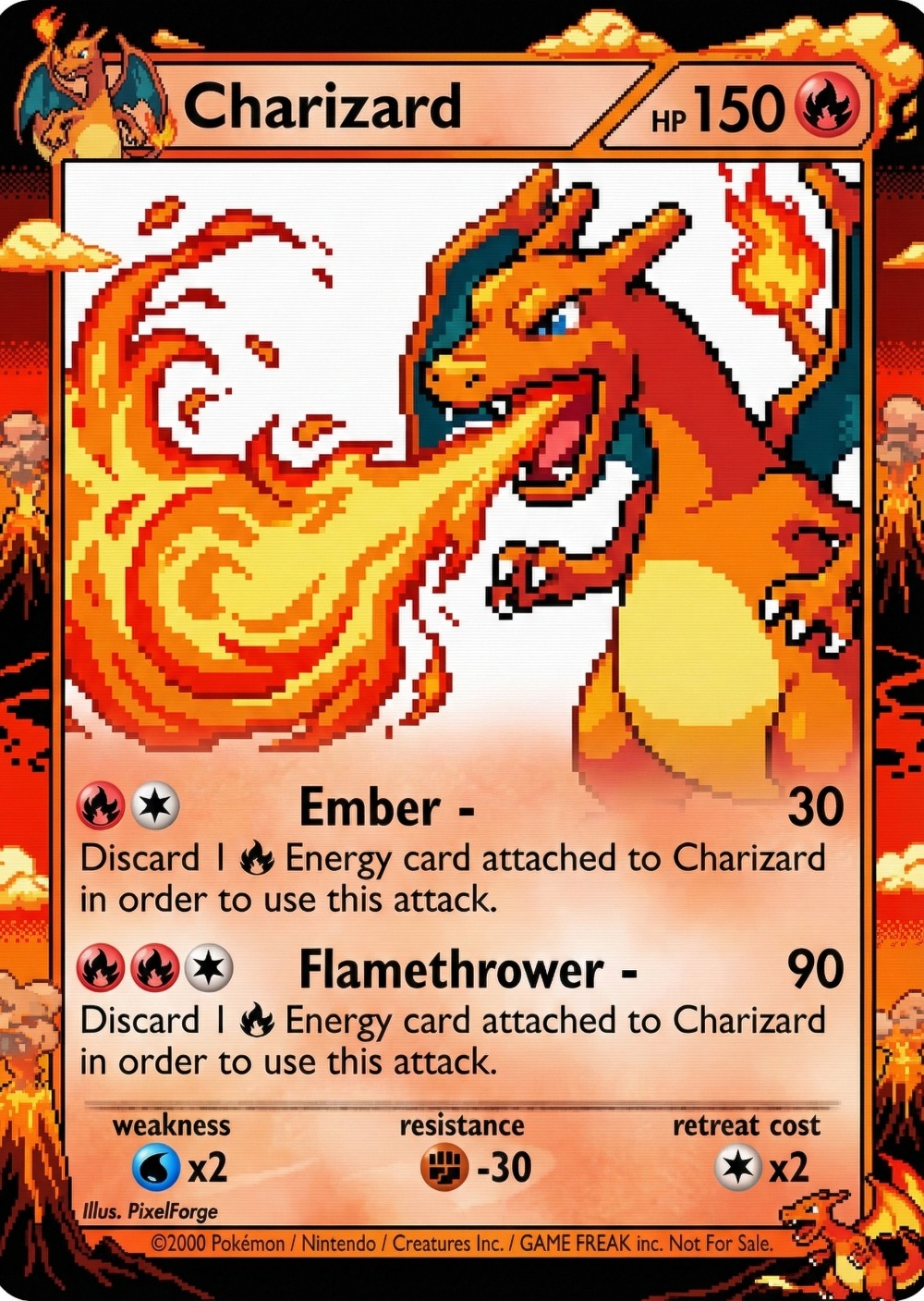 5Pcs Pokemon Cards Charizard G - Vintage Collectible Cards avaliação e preço