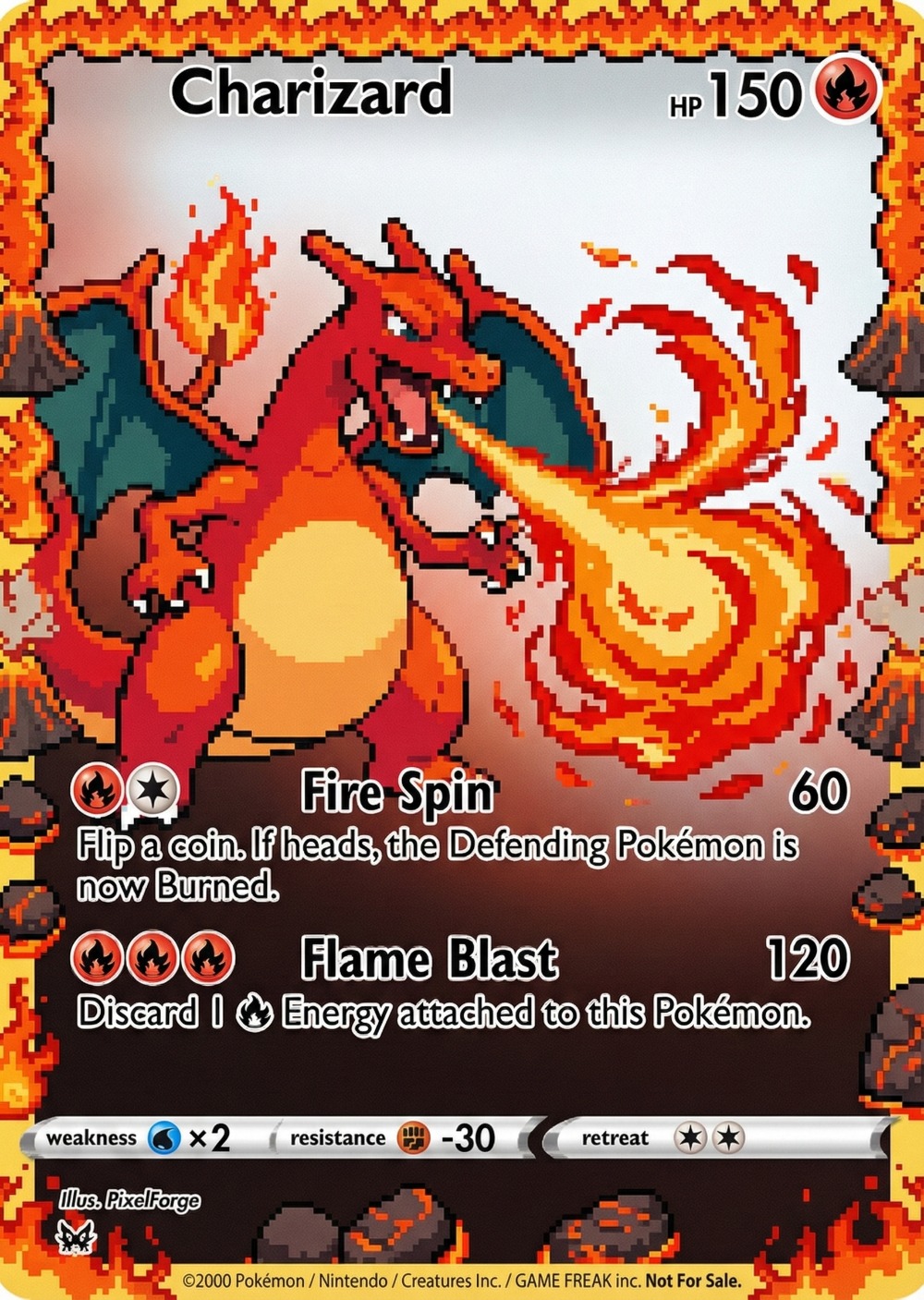 5Pcs Pokemon Cards Charizard G - Vintage Collectible Cards avaliação e preço