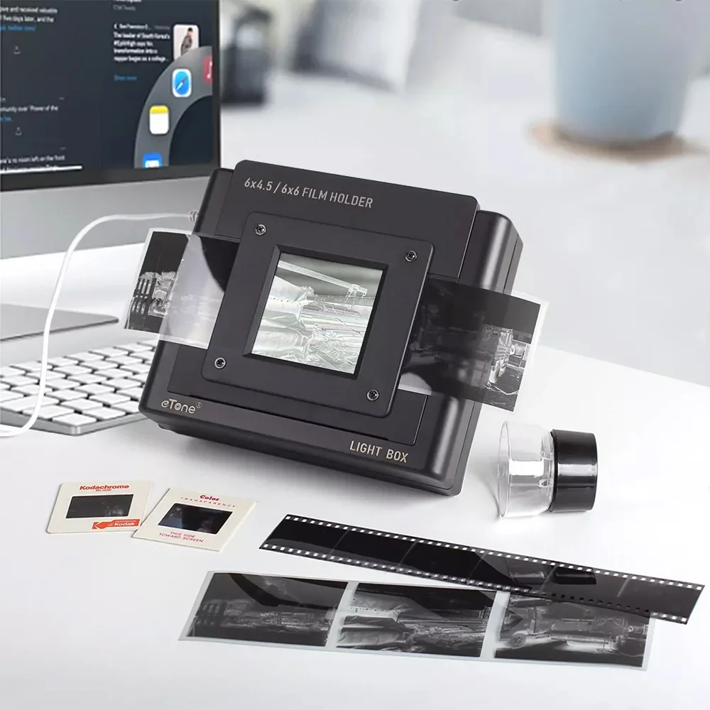 Digital Film Scanner Light Box - Slide Film 120 avaliação e preço