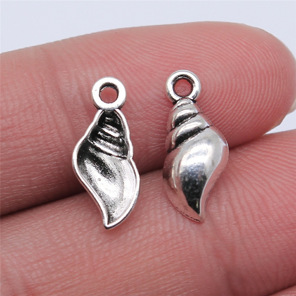 20pcs 16x17mm Antique Silver C - Vintage Collectibles For Sale avaliação e preço