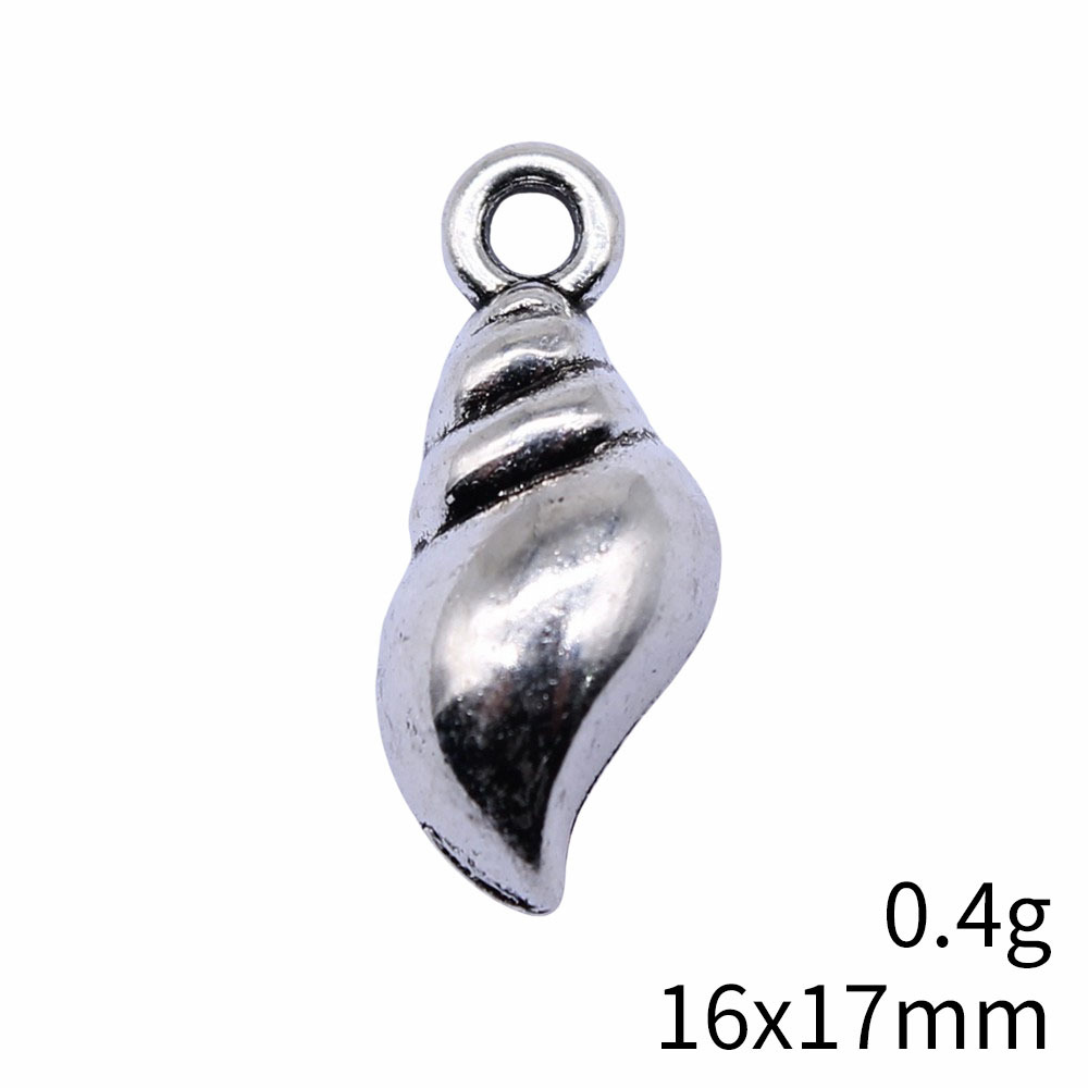 20pcs 16x17mm Antique Silver C - Vintage Collectibles For Sale avaliação e preço