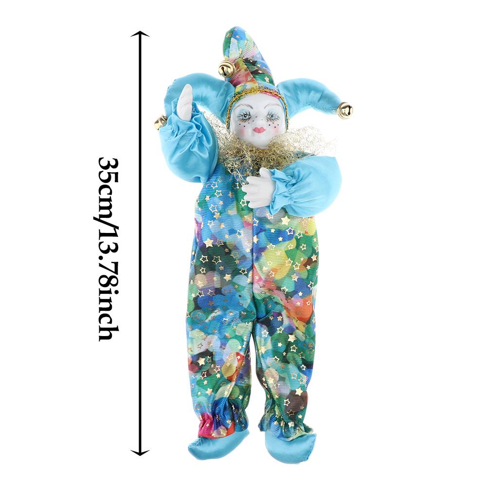 Vintage Cloth Clown Doll Porce - Vintage Collectible Porcelain Dolls avaliação e preço