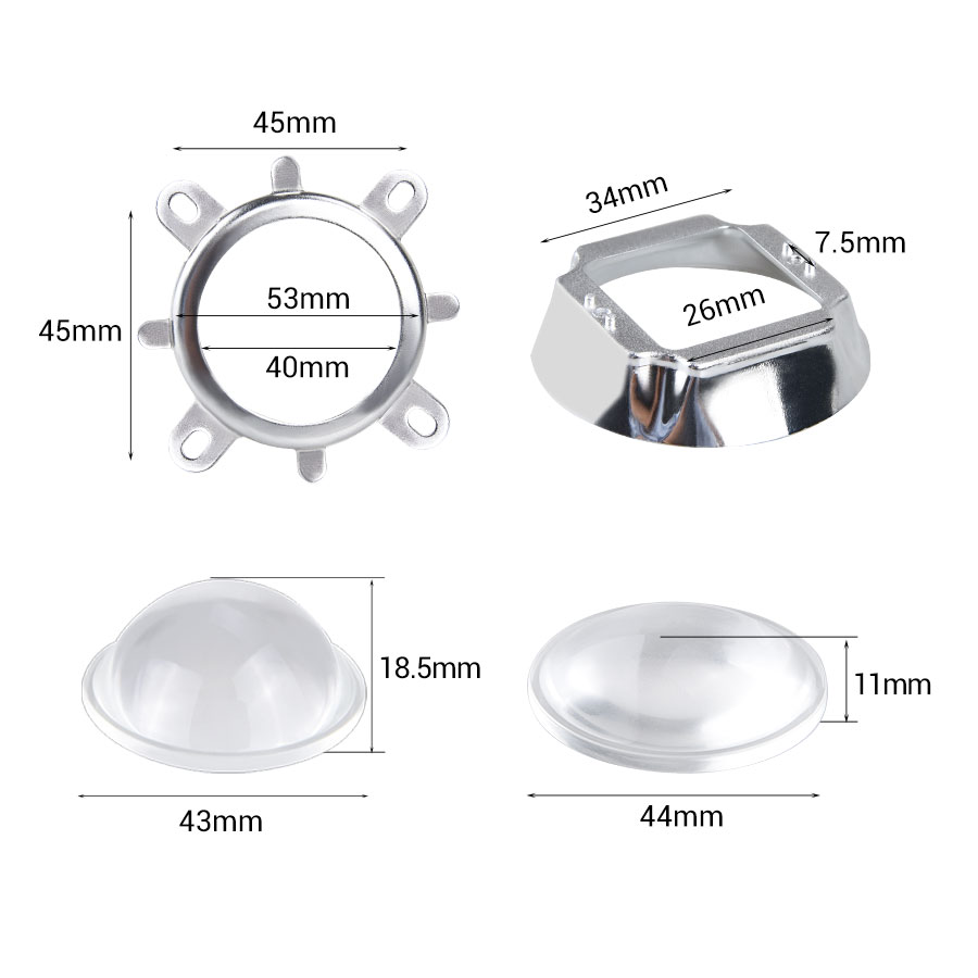 1 Set 44mm LED Lens Optical Gl - Darkroom Enlarger Lens avaliação e preço