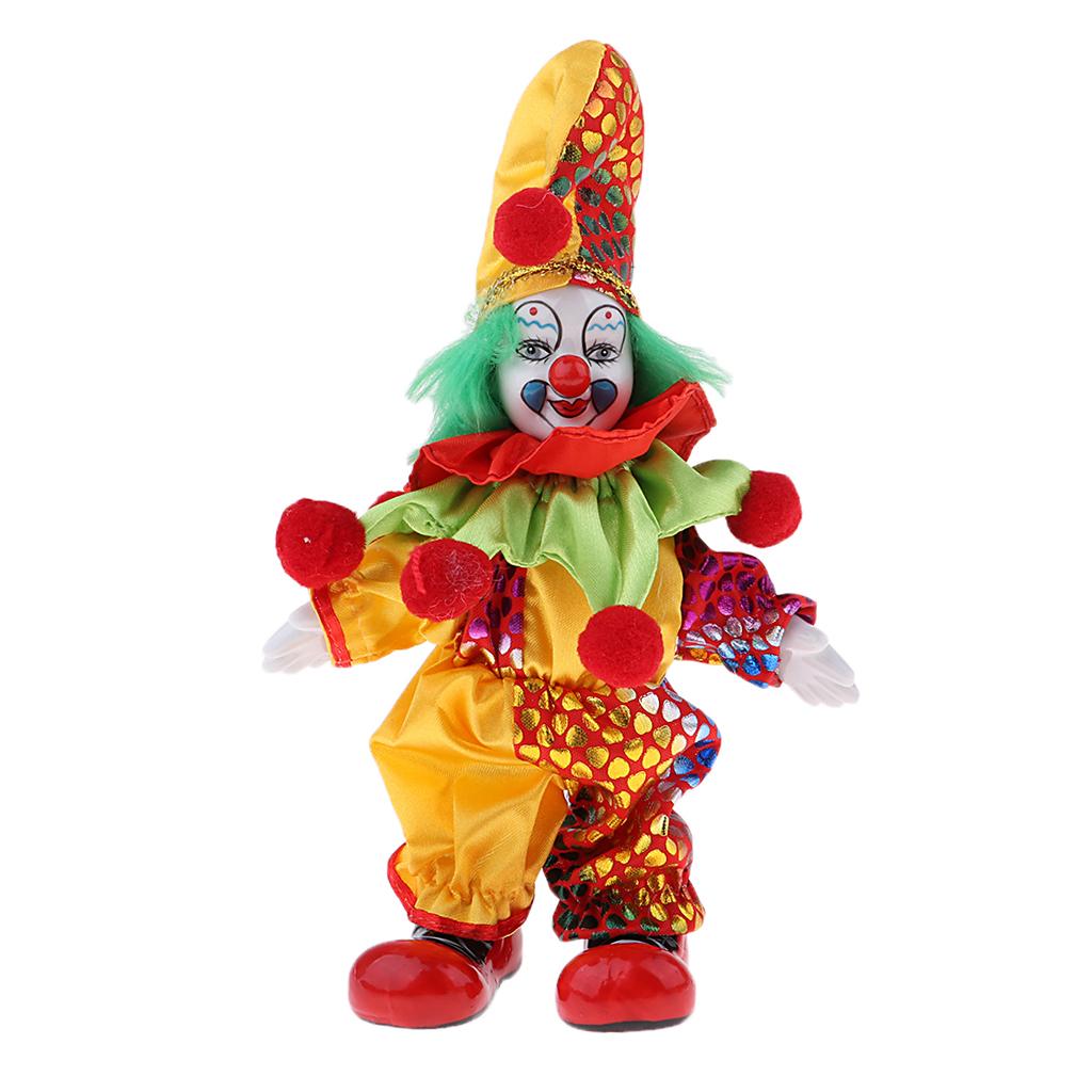 Clown Dolls Porcelain Handcraf - Vintage Collectible Porcelain Dolls avaliação e preço