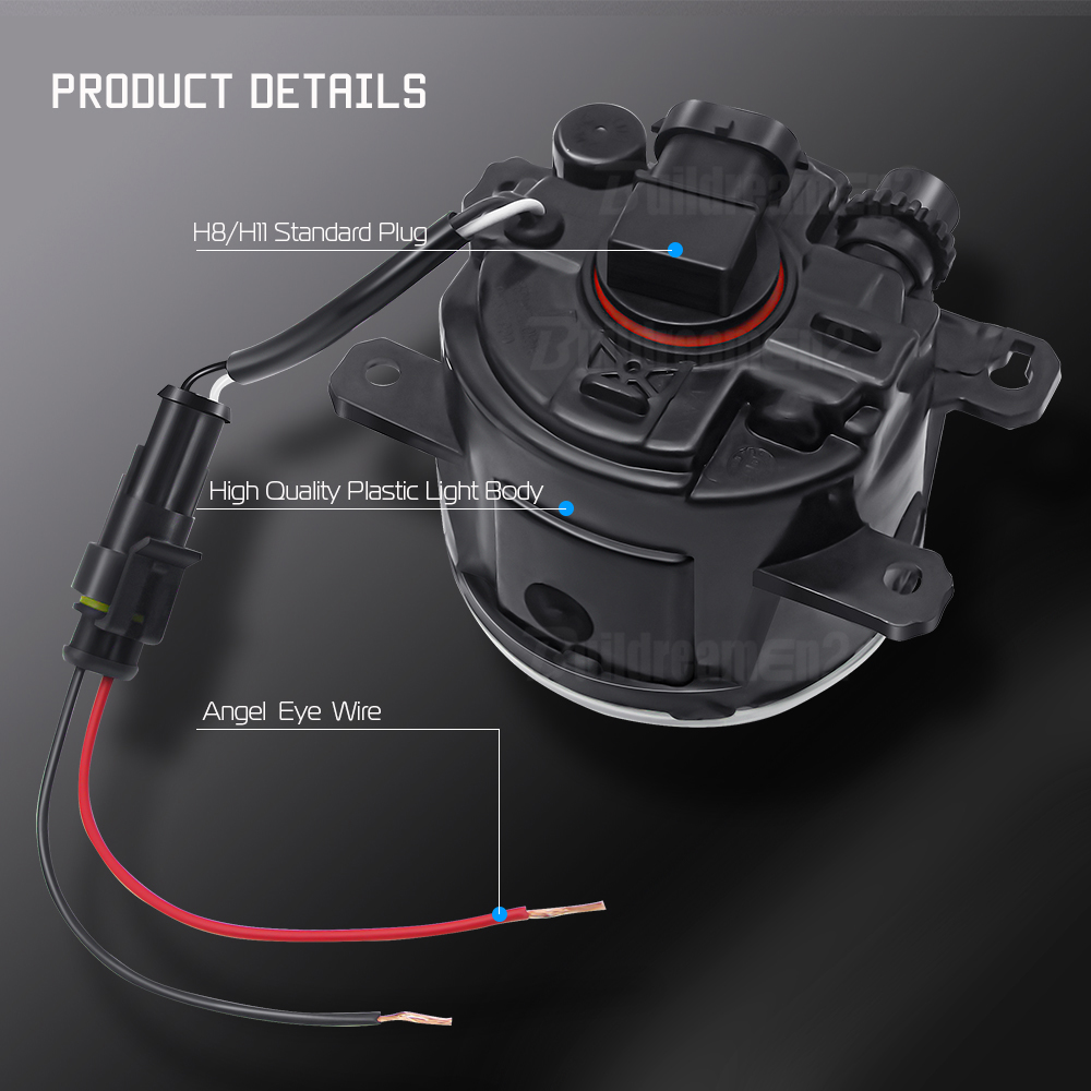 2 X Car Angel Eye LED Lens Fog - Darkroom Enlarger Lens avaliação e preço