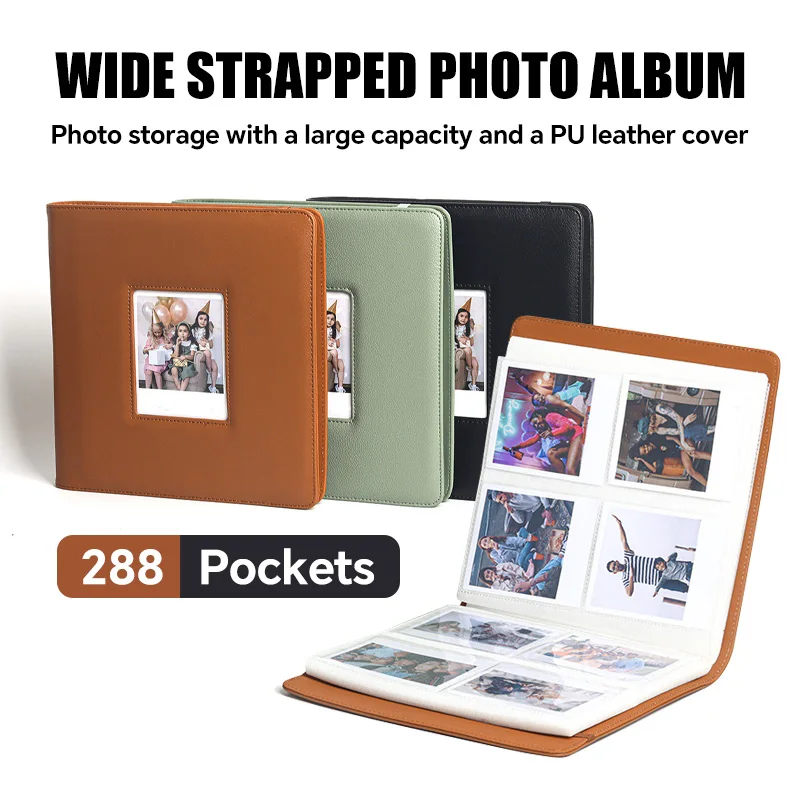 288 Pockets Large Instant Phot - Polaroid Photo Album avaliação e preço