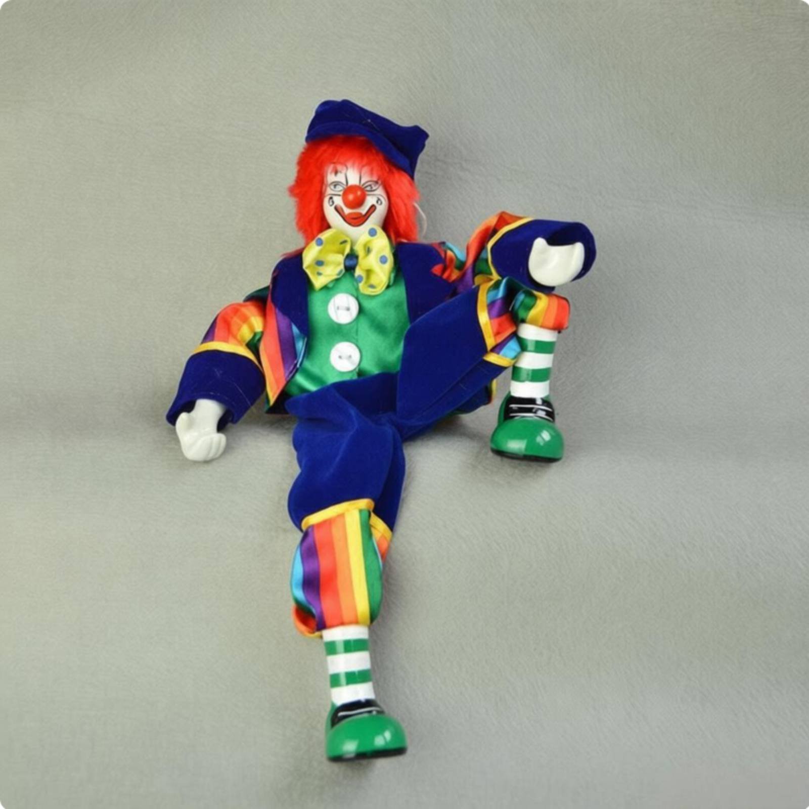 Dangling Leg Clown Doll Handma - Vintage Collectible And Vintage Dolls avaliação e preço