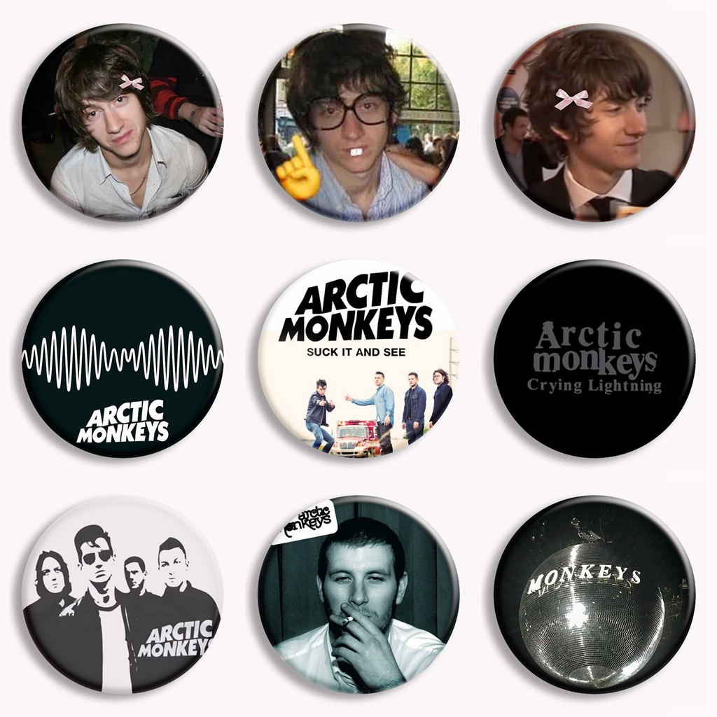 Vintage Arctic Monkeys Music B - Vintage Collectible Pins avaliação e preço