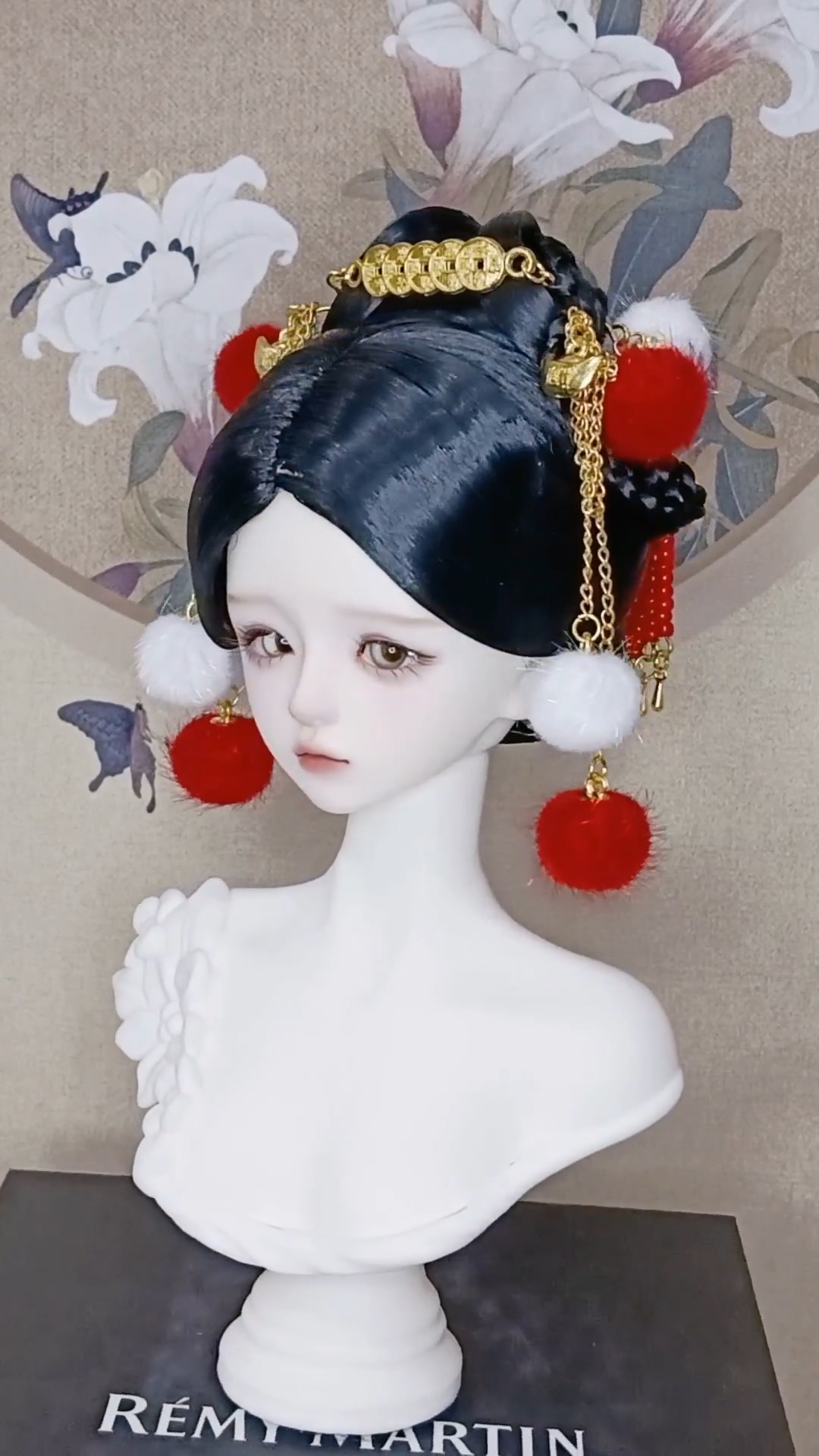 1/4 1/3 Scale BJD Doll Wig Anc - Vintage Collectible And Vintage Dolls avaliação e preço