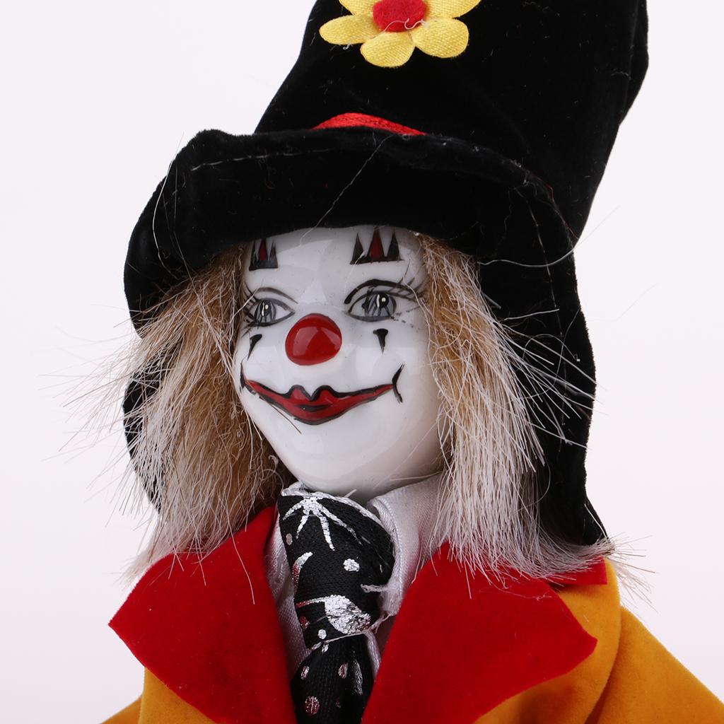 Porcelain Clown Doll Collectib - Vintage Collectible Porcelain Dolls avaliação e preço