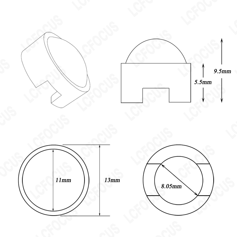 1W 3W 5W Mini LED Lens 15 30 4 - Darkroom Enlarger Lens avaliação e preço