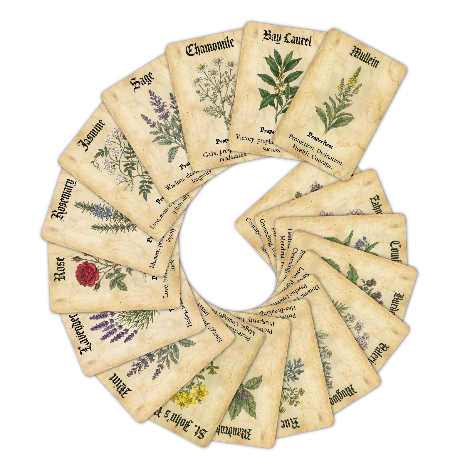 Vintage Magic Plant Theme Know - Vintage Collectible Cards avaliação e preço