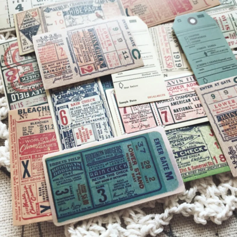 22 Pcs Vintage Paper Stickers  - Vintage Collectible Cards avaliação e preço