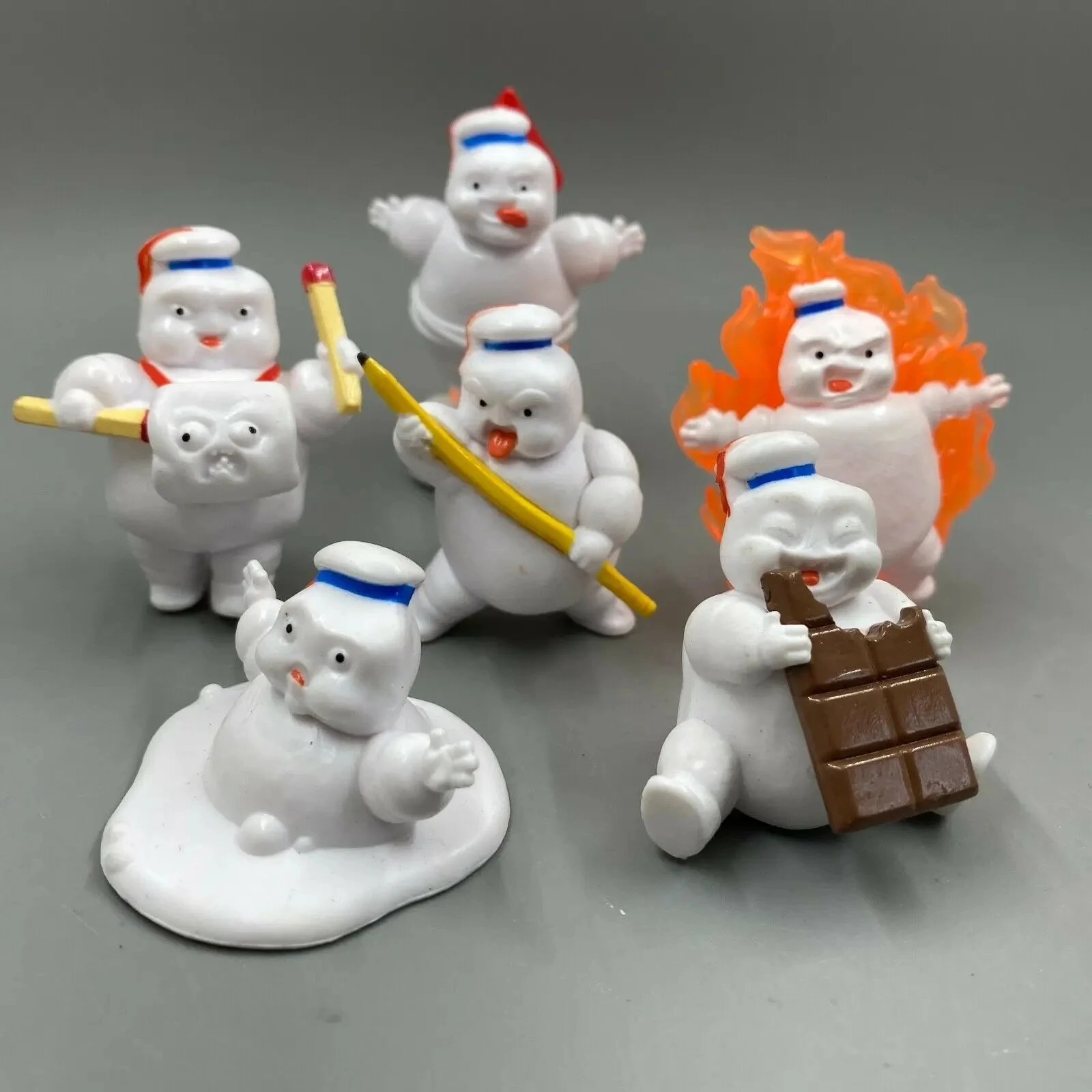 6pcs cute Vintage Ghostbusters - Vintage Collectible Figures avaliação e preço
