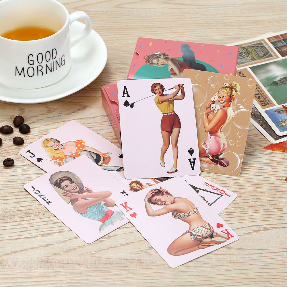 Vintage Sexy Bikini Beauty Pla - Vintage Collectible Playing Cards avaliação e preço