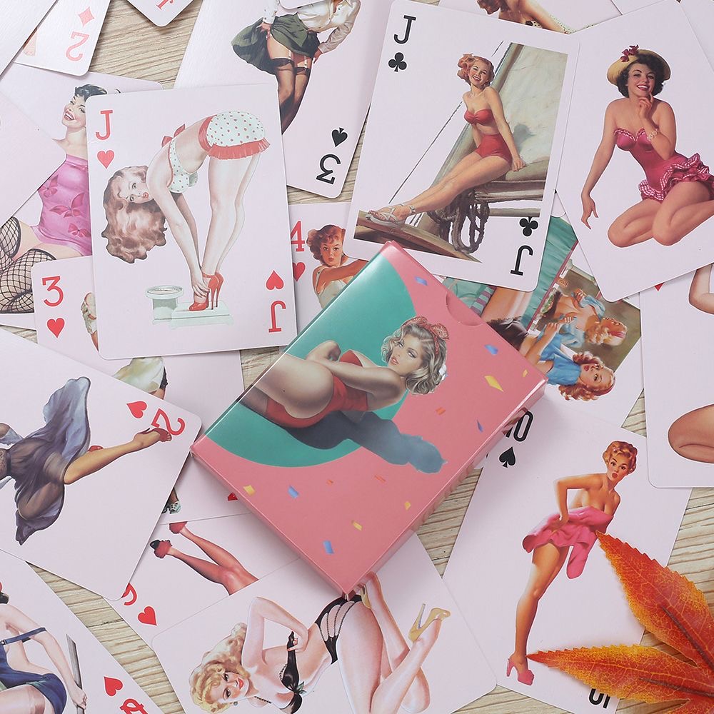Vintage Sexy Bikini Beauty Pla - Vintage Collectible Playing Cards avaliação e preço