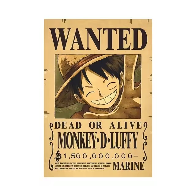 Anime One Piece Bounty Wanted  - Vintage Collectible Figures avaliação e preço