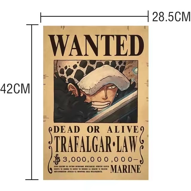 Anime One Piece Bounty Wanted  - Vintage Collectible Figures avaliação e preço