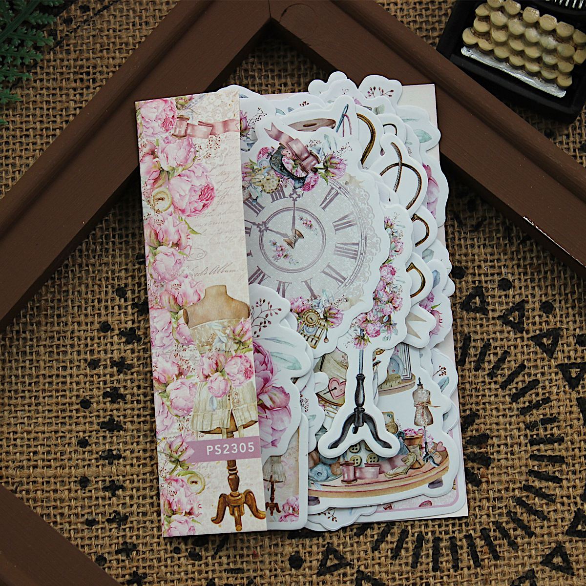 KSCRAFT 40pcs Vintage Stickers - Vintage Collectible Cards avaliação e preço